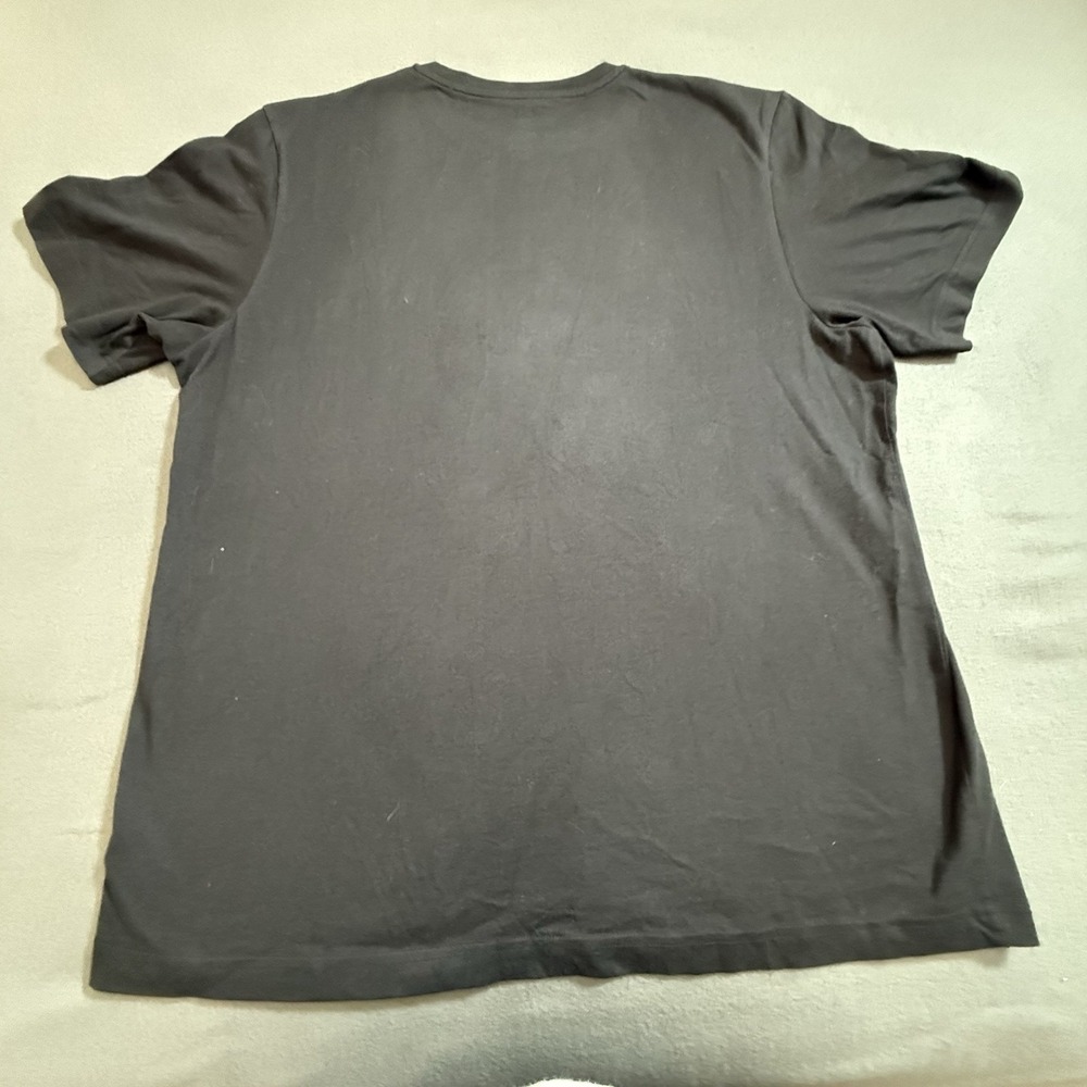 CAT Caterpillar T Shirt Mens XL Logo Graphic Cotton Black Solid. English. SEO. - Picture 2 of 9